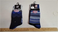 4 Pair Men's Socks Montreal Canadiens NHL Logo