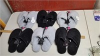 6 Pair Wool Blend Slippers size 6 (NEW)
