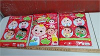 3 Cocomelon Surprise Play Packs