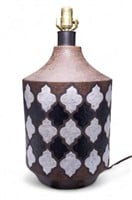 Italian Arabesque Pottery Lamp- Aldo Londi Bitossi