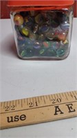 Jar of Glass Marbles