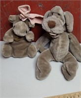 Wrinkles Dog Stuffie & Moose Hand Puppet