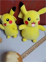 2 Picachu Pokemon Stuffies