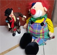 Clown Stuffie & Doll