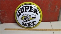 Round Super Bee Metal Nostalgic Advertising Sign