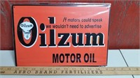 Oilzum Motor Oil Nostalgic Metal Sign (repro)