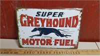 Greyhound Motor Fuel Nostalgic Metal Sign (repro)