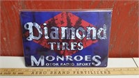 Diamond Tires Nostalgic Metal Sign (repro)