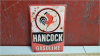Hancock Gasoline Nostalgic Metal Sign (repro)