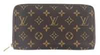 Louis Vuitton Monogram Long Zipper Wallet