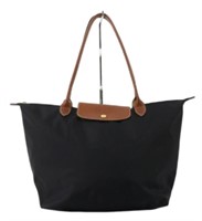 LONGCHAMP Black Medium Le Pliage Handbag