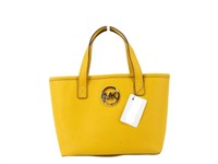 Michael Kors Yellow Leather Hand Bag