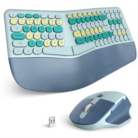 MOFII Wireless Ergonomic Keyboard and Mouse Combo