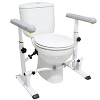 KMINA - Toilet Safety Rails for Elderly (330 lbs),