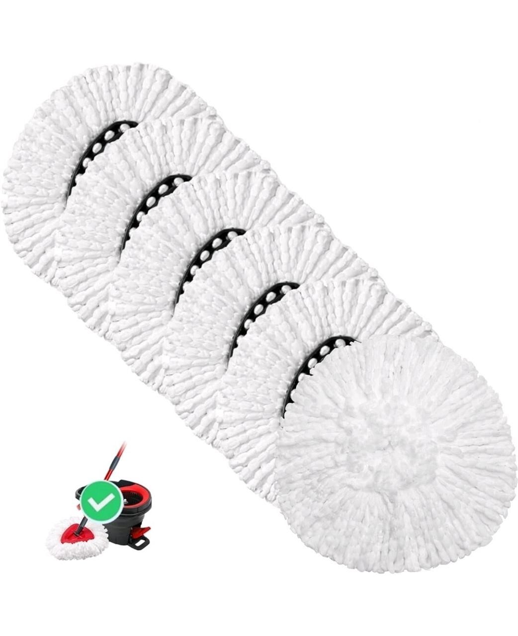6 Pack Spin Mop Replacement Head