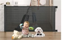 EasyBaby Retractable Baby Gate, 33" Tall, Extends