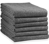 Sure-Max 6 Moving & Packing Blankets - Dark Grey