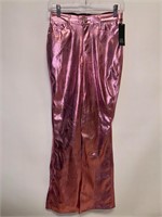 Size 0 Pink metallic pants