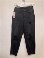 Super high rise tapered jean Size 2