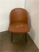 Faux Leather Side Chair