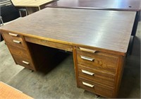Double Ped Desk, 39"x60"