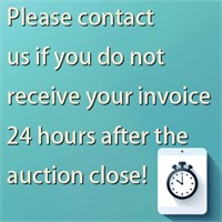 If you have not received an invoice within 24 hour