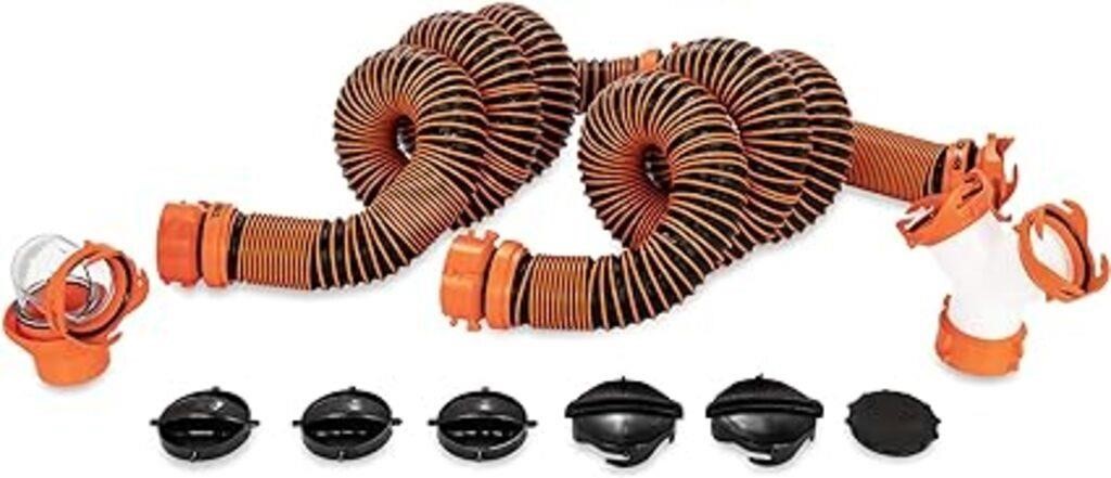 RhinoEXTREME 21056 20-Foot Sewer Hose Kit for RVs