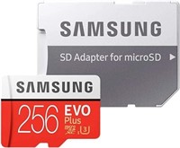 SAMSUNG 256GB EVO Plus MicroSDXC w/Ad