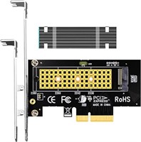 GLOTRENDS PA09-HS M.2 NVMe to PCIe 4.0 X4 Adapter