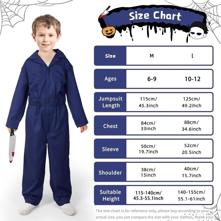 Michael Myers Costume for Kids, Halloween Costume