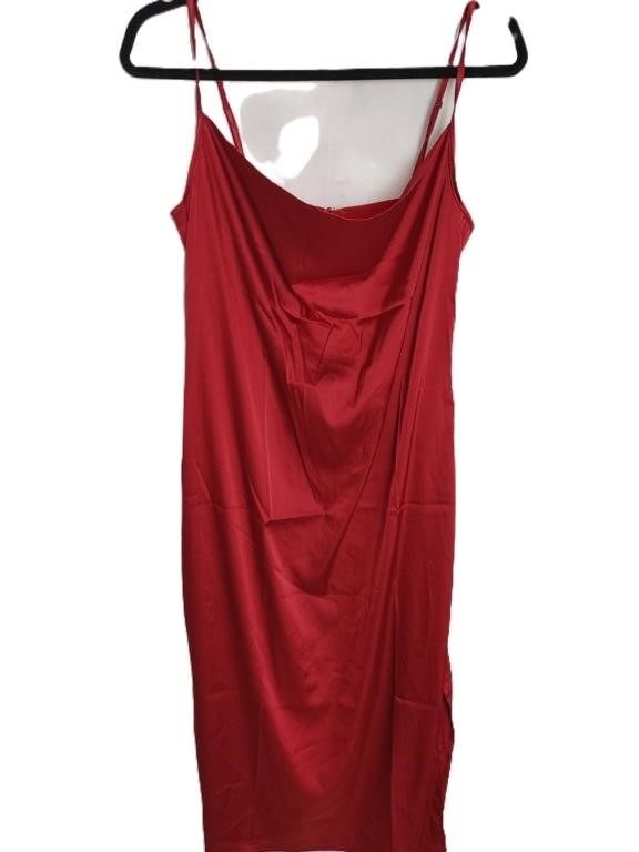 Red lingerie dress
