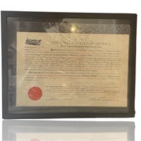 1862 Theodore Roosevelt Signed Homestead Act