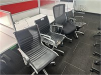 4 Swivel Base Office Chairs