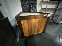 Timber Mobile Display Stand & 2 Timber Blackboards