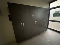 3 Timber 2 Door 2m Storage Cabinets & Whiteboard