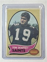 1970 Topps 140 Tom Dempsey!
