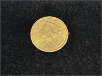 1905 U.S. LIBERTY HEAD $10 GOLD COIN