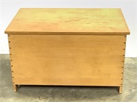 Small Wooden Lidded Chest