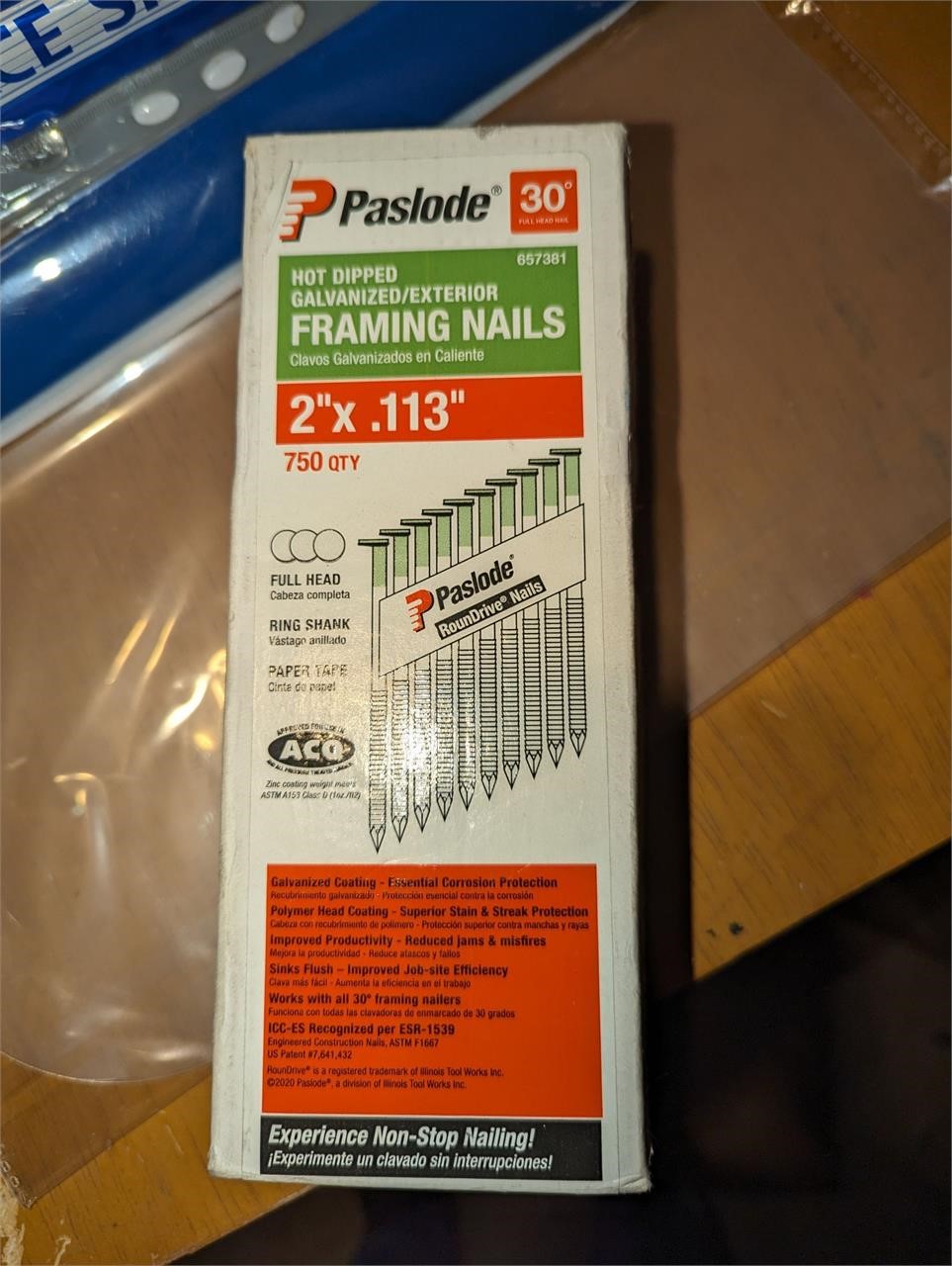 Paslode Nails whole box
