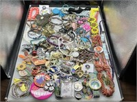 MIX OF PINS AND COSTUME JEWELRY