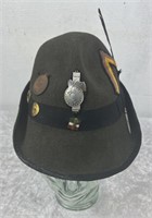WWII Italian Facist Youth Alpine Hat