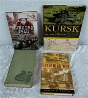 Lot Of 4 Military Releated Hardcover Books