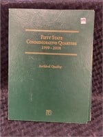 1999-2008 50 STATE QUARTERS BOOK (52 COINS TOTAL)