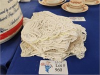 LACE DOILIES, COLLARS, BIBS, SWATCHES