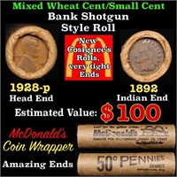 Small Cent Mixed Roll Orig Brandt McDonalds Wrappe