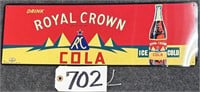 Aluminum Royal Crown  Advertising Sign 6x18