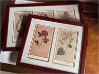Pair of Southern Litho Co Floral Artwork