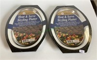 Heat and serve sizzling platters - lot of two -