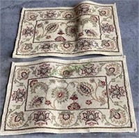 Matching pair of Turkish made rugs - each measures