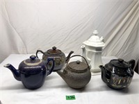 Variety of Teapots